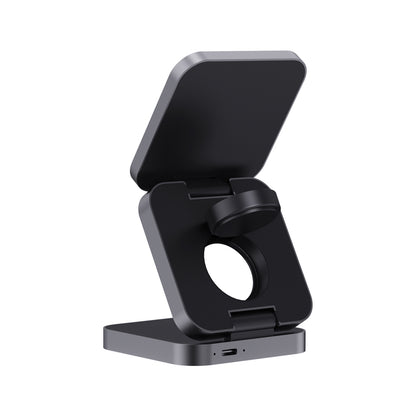 Terra RCS recycled aluminium foldable 3 in 1 15W charger