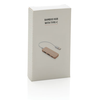 Bamboo hub with Type-C