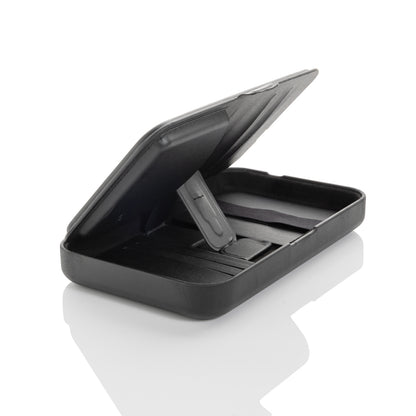 Swiss Peak RCS recycled travel case with 3 in 1 charger