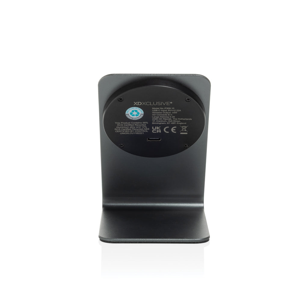 Terra aluminium 15W magnetic wireless charging phone stand