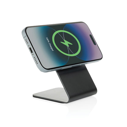 Terra aluminium 15W magnetic wireless charging phone stand