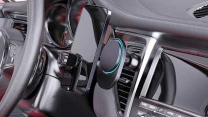 PowerCruze RCS rplastic 15W magnetic charging car holder