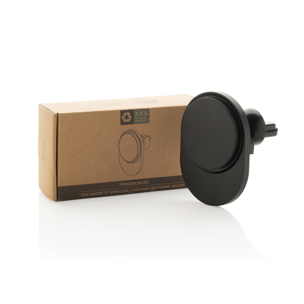 PowerCruze RCS rplastic 15W magnetic charging car holder