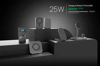 Quantum RCS ultra-fast 25W Magnetic desk wireless Charger