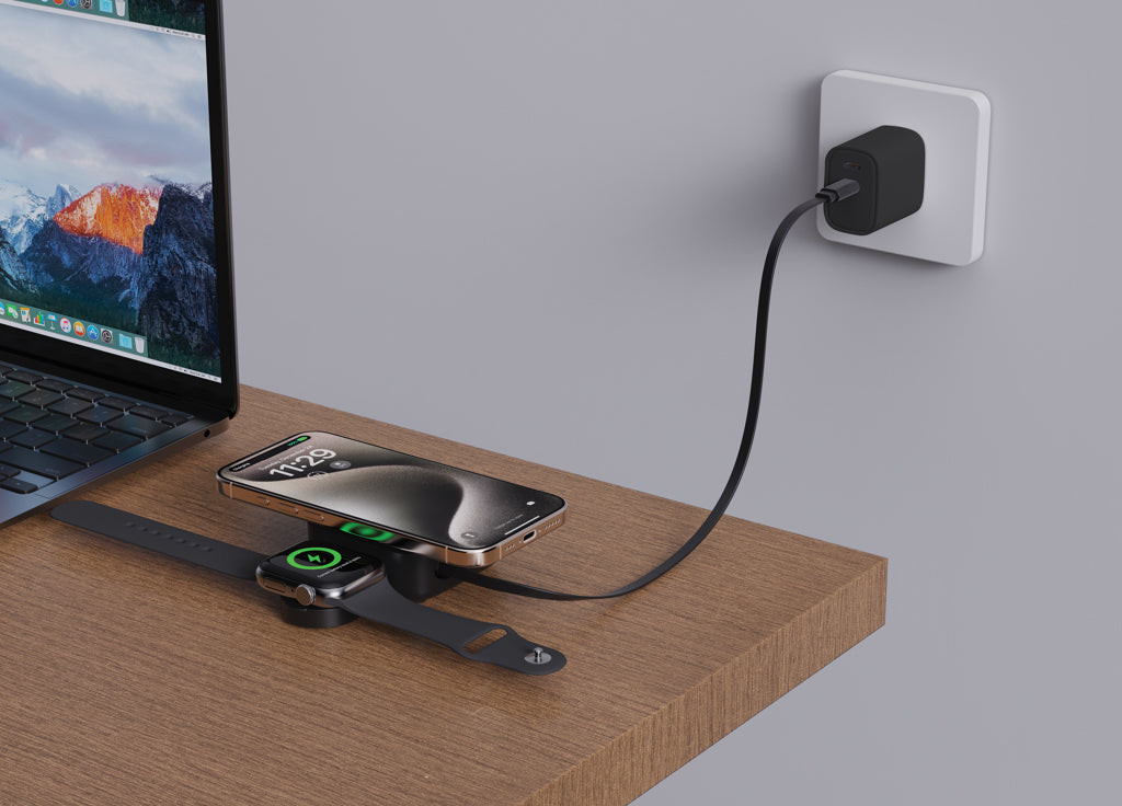Urban Vitamin Goleta 2-in-1 15W magnetic wireless charger