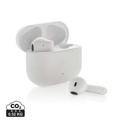 Tunevo RCS recycled plastic wireless earbuds