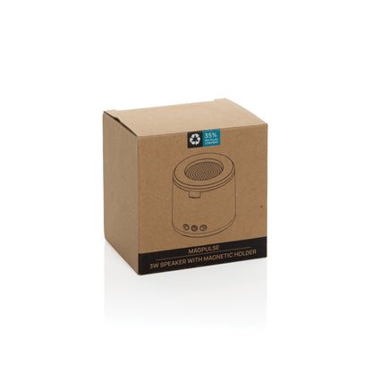Magpulse RCS recycled plastic 3W speaker w/magnetic holder
