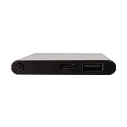 RCS recycled plastic/aluminium 4000mah powerbank with type C