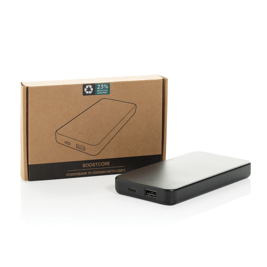 Boostcore RCS recycled plastic powerbank 10.000mAh USB C