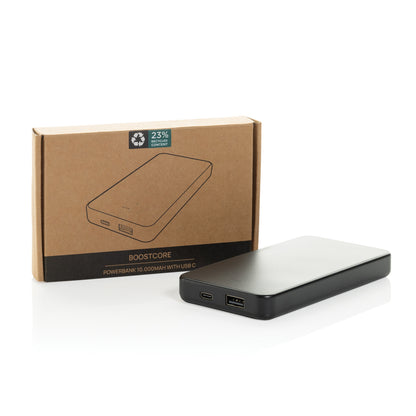 Boostcore RCS recycled plastic powerbank 10.000mAh USB C