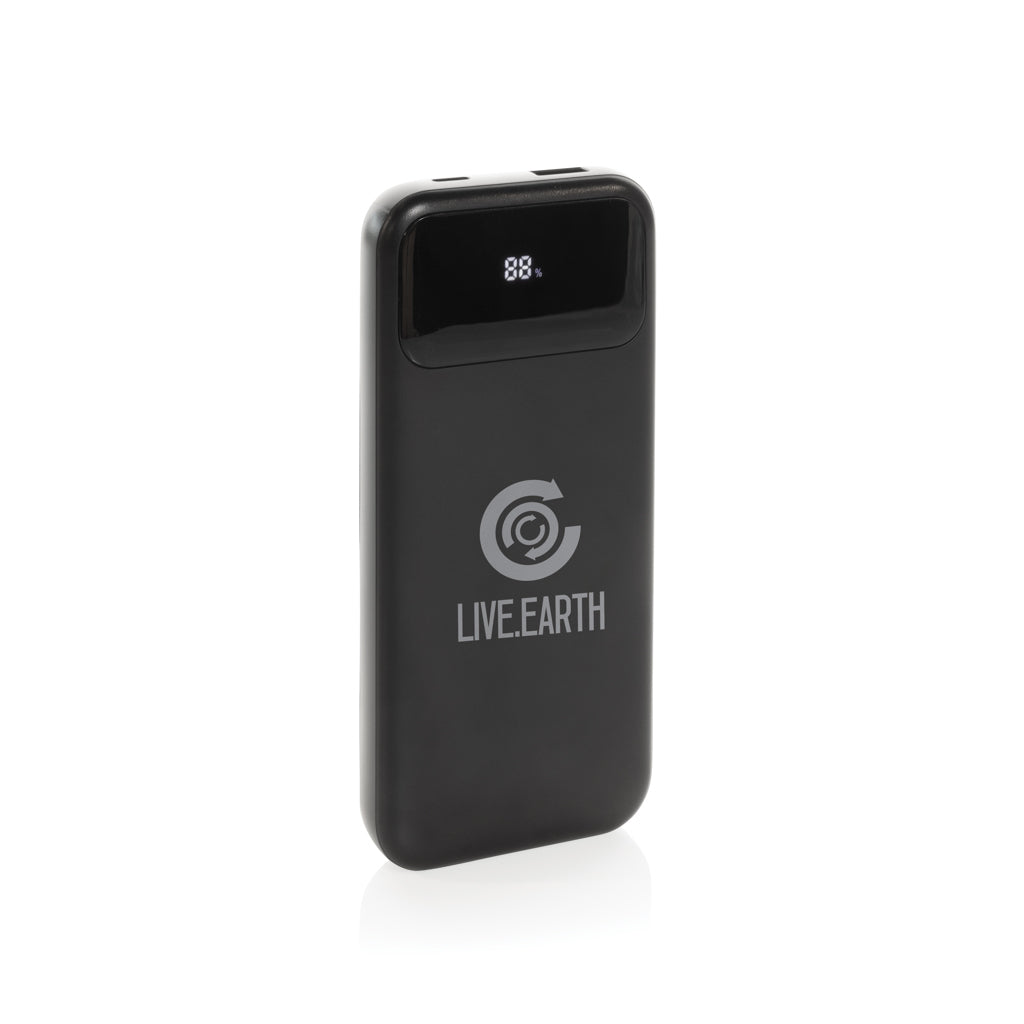 Turbopack RCS rplastic powerbank 10.000 integrated cables