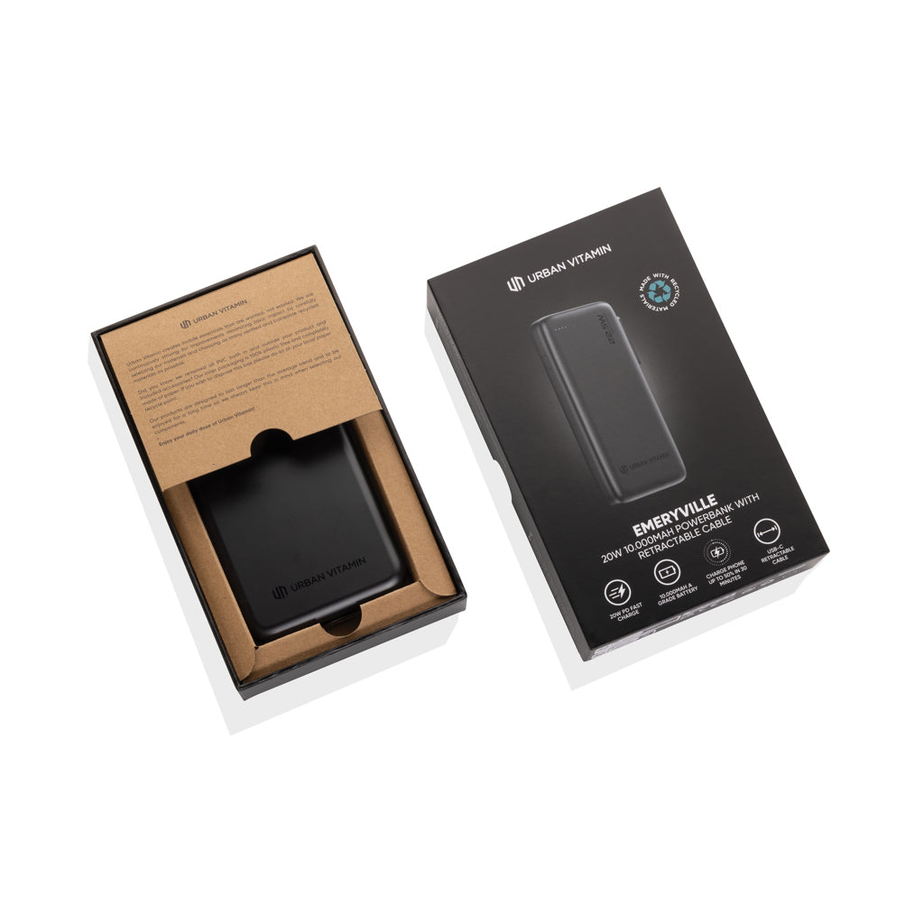 Urban Vitamin Emeryville 20W 10.000mAh Powerbank