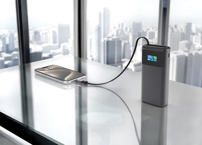Quantum RCS ultra-fast PD45W 10.000mAh powerbank with screen