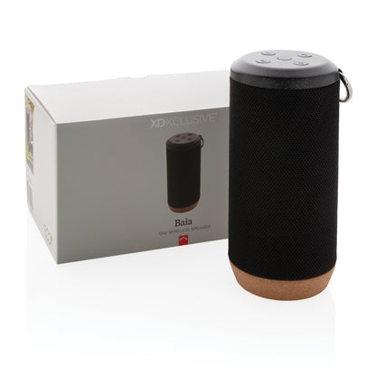 Baia 10W wireless speaker, cork