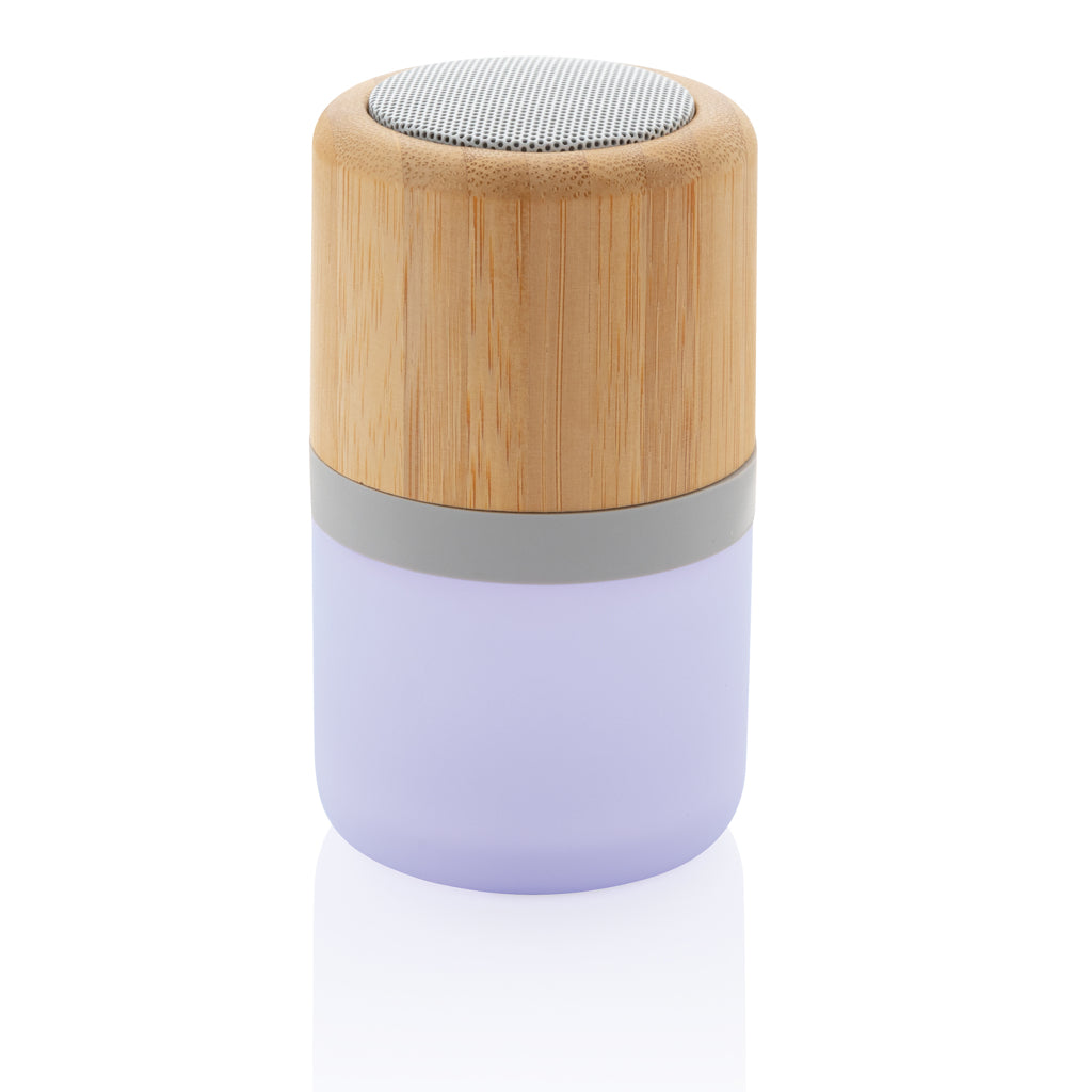 Bamboo colour changing 3W speaker light