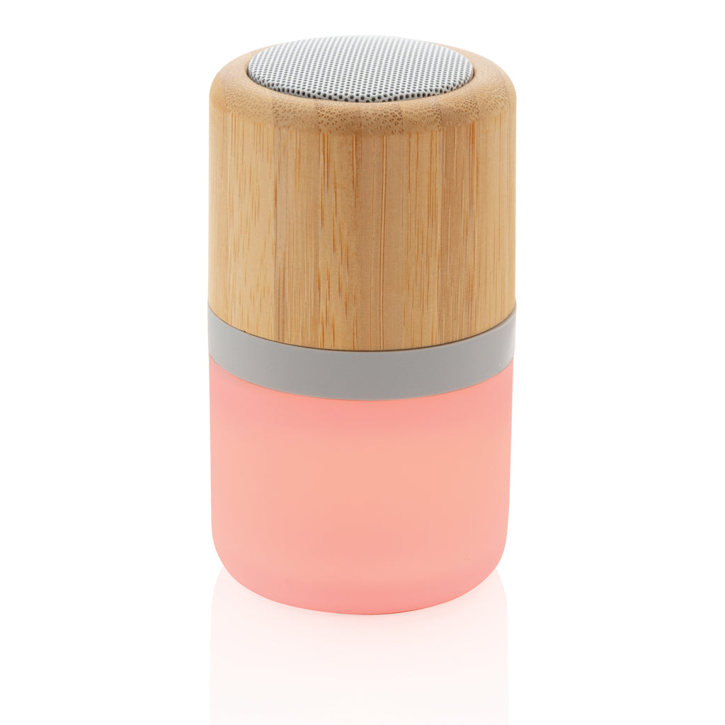 Bamboo colour changing 3W speaker light