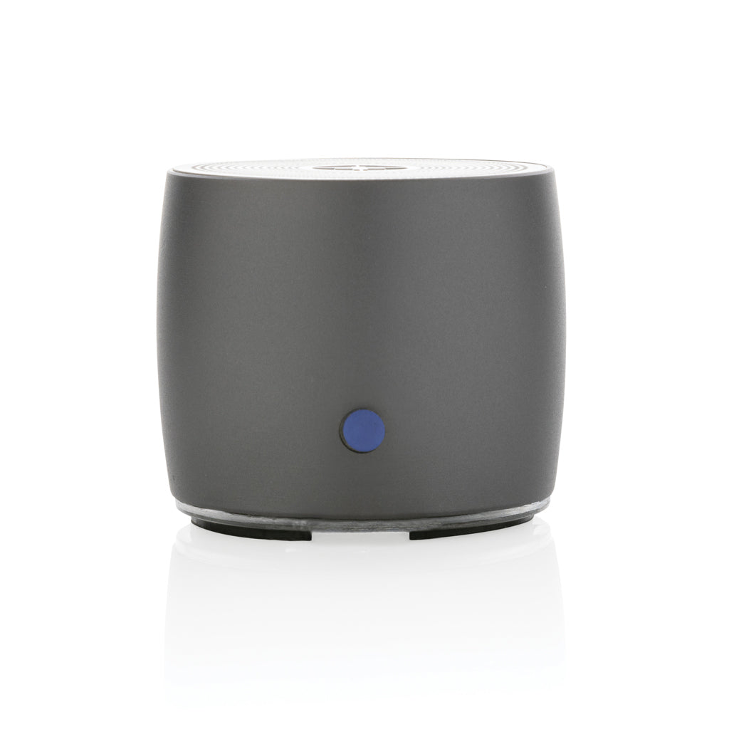 Swiss Peak RCS recycled aluminium 3W bass speaker