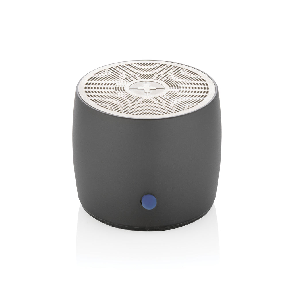 Swiss Peak RCS recycled aluminium 3W bass speaker