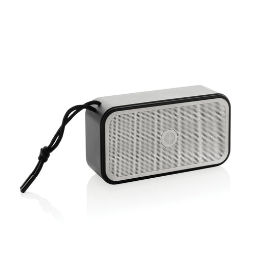 Swiss Peak RCS recycled aluminium 10W bass speaker