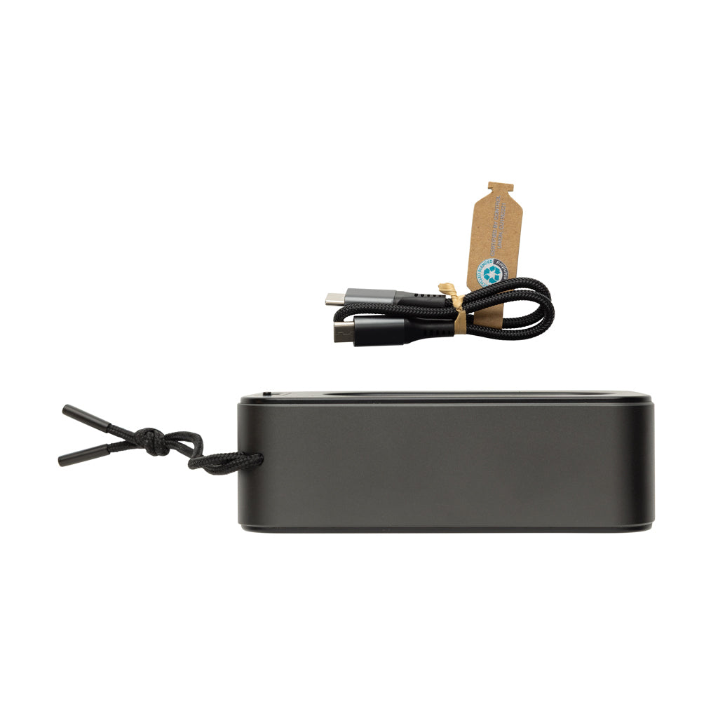 Swiss Peak RCS recycled aluminium 10W bass speaker