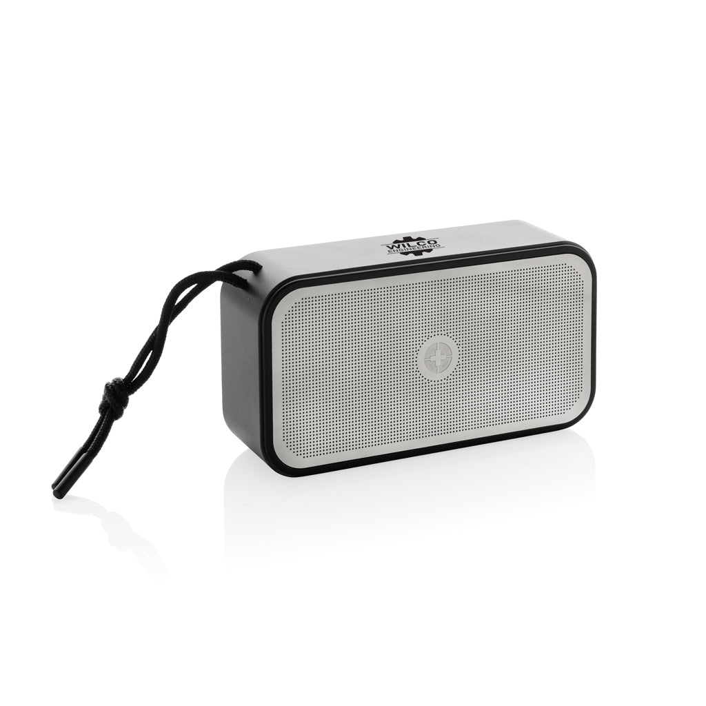 Swiss Peak RCS recycled aluminium 10W bass speaker
