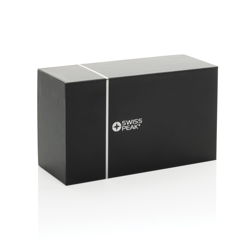 Swiss Peak RCS recycled aluminium 10W bass speaker