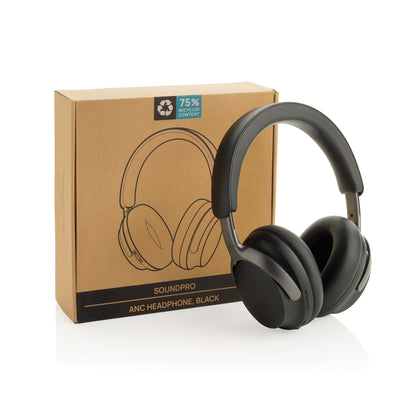Soundpro RCS recycled plastic ANC headphone
