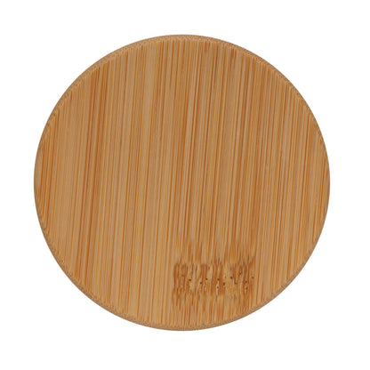 Double wall borosilicate glass with bamboo lid 250ml 2pc set