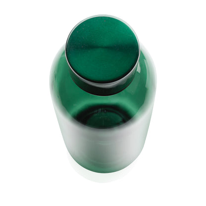 Leakproof water bottle with metallic lid