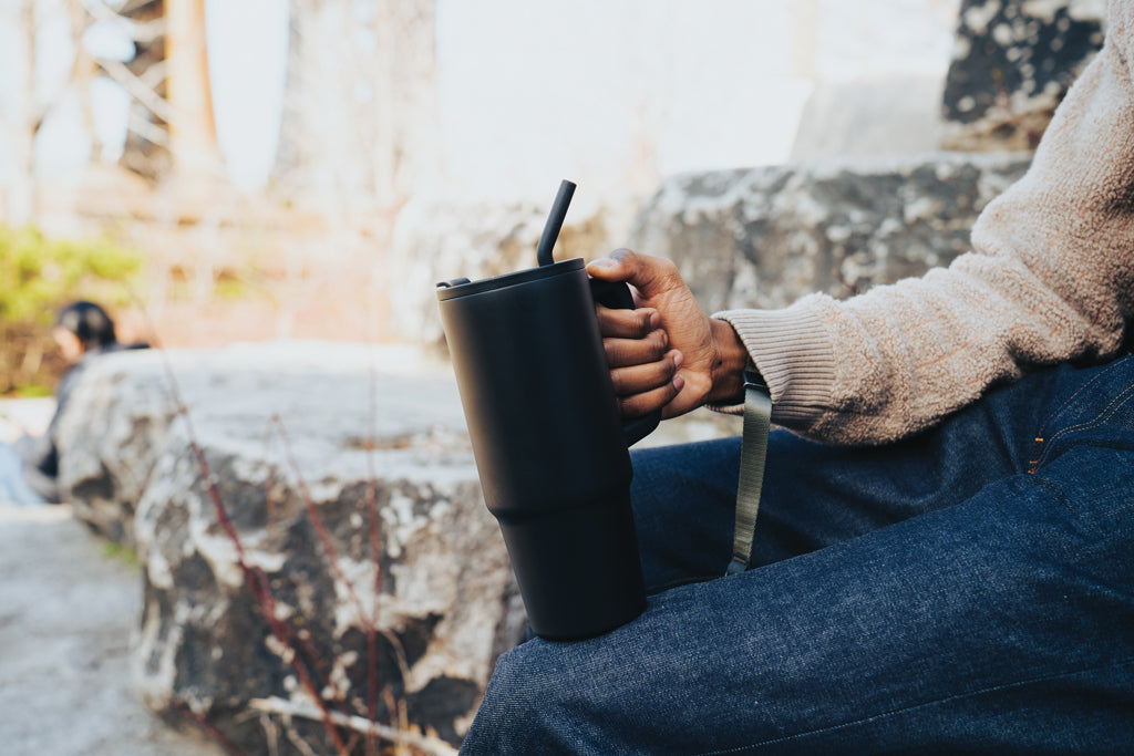 Embrace deluxe RCS recycled stainless steel tumbler 900ml