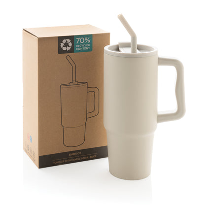 Embrace deluxe RCS recycled stainless steel tumbler 900ml