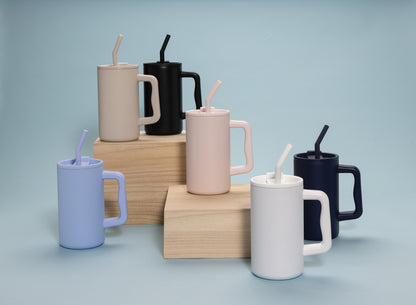 Cube RCS certified recycled steel mug 800ml