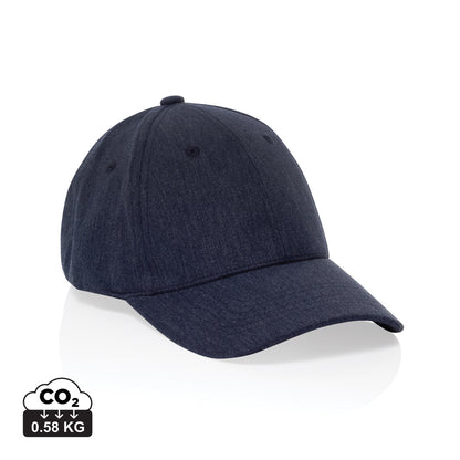 Milo AWARE™ recycled heather 6 panel cap 200gr