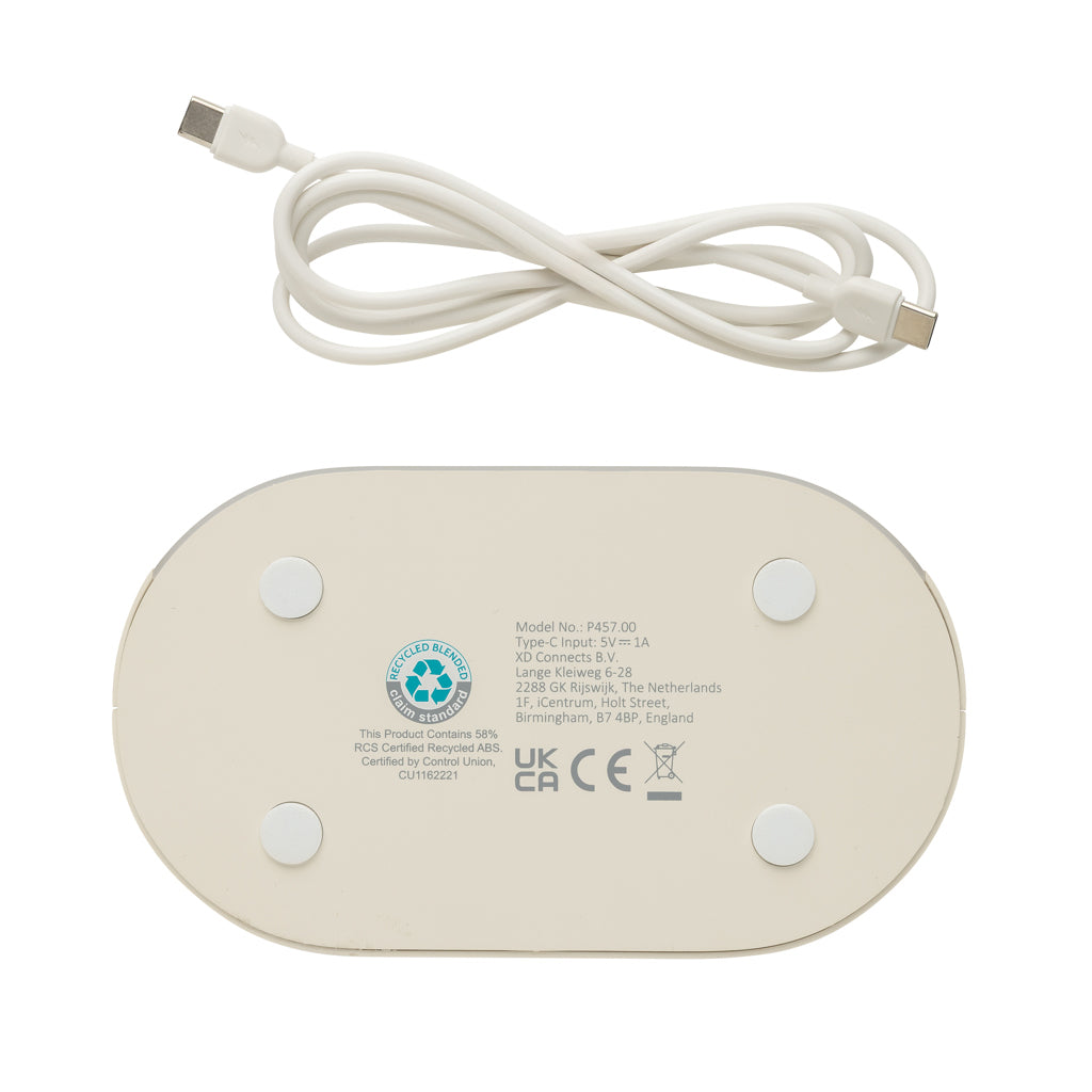 LumaRise RCS reycled plastic white noise alarm clock