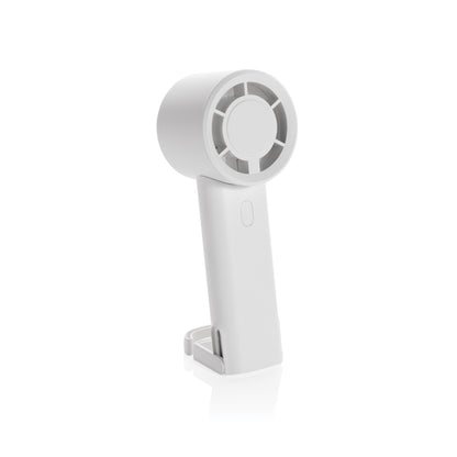 Twist RCS recycled plastic re-chargeable portable fan