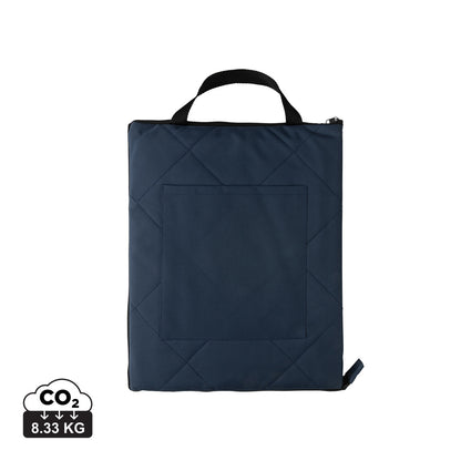 Impact Aware™ RPET foldable quilted picnic blanket