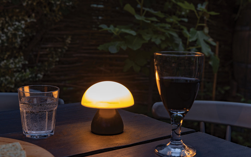 Luming RCS recycled plastic USB re-chargeable table lamp