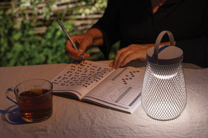 Aurora RCS recycled plastic USB re-chargeable table lamp