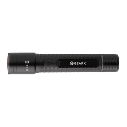 Gear X RCS recycled aluminium USB-rechargeable torch