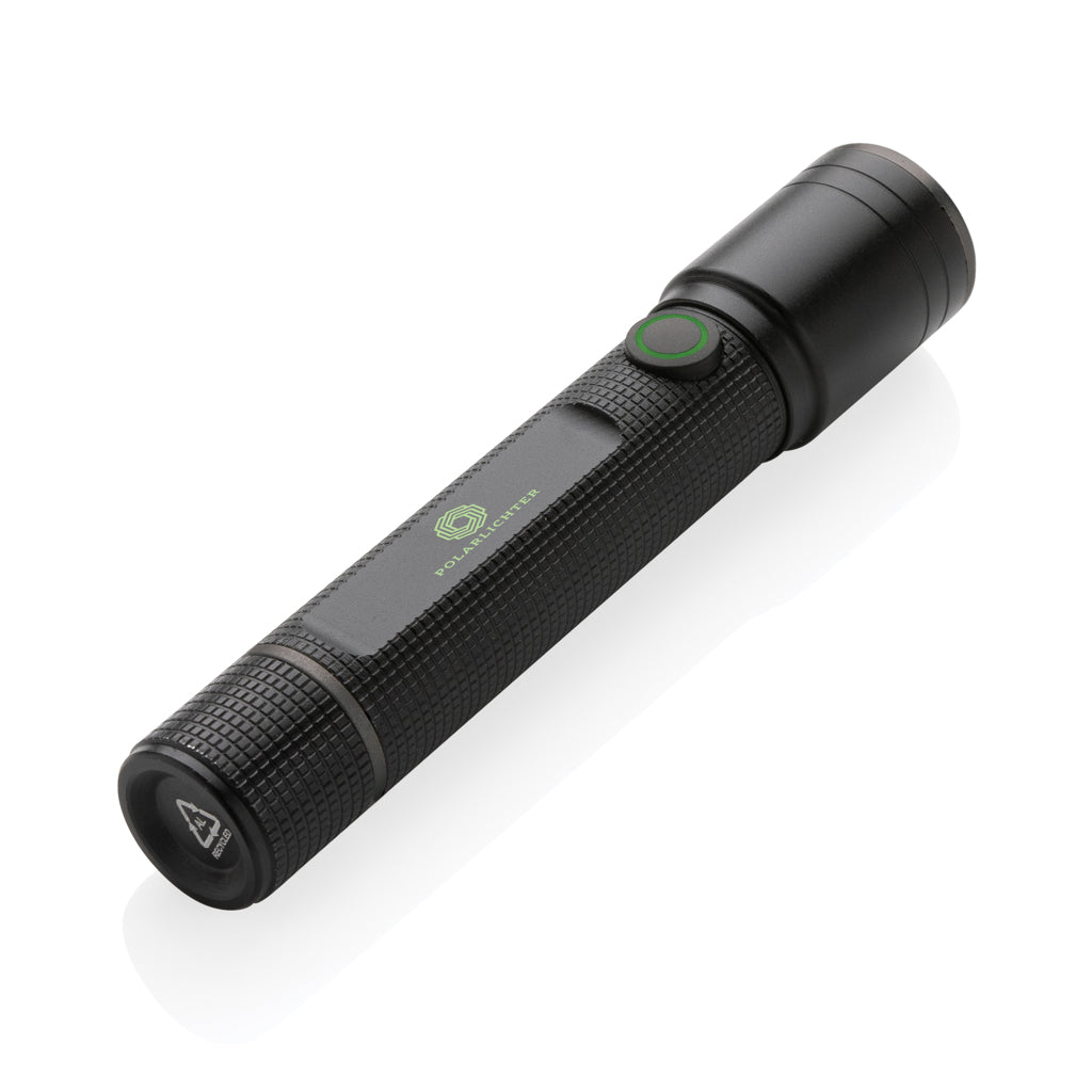 Gear X RCS recycled aluminium USB-rechargeable torch