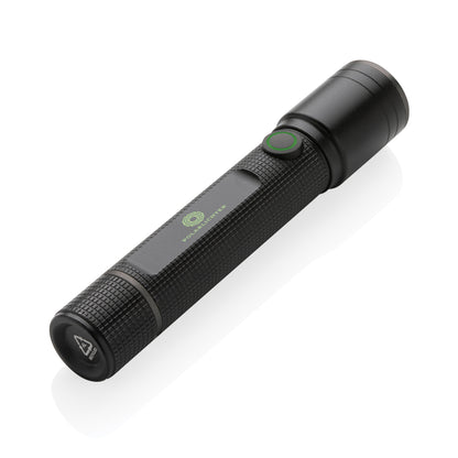 Gear X RCS recycled aluminium USB-rechargeable torch
