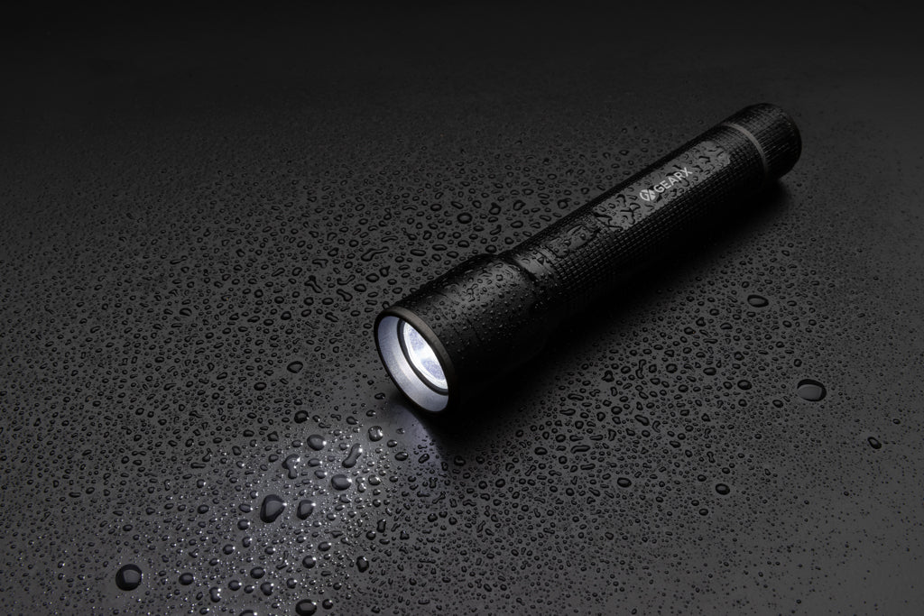 Gear X RCS recycled aluminium USB-rechargeable torch large