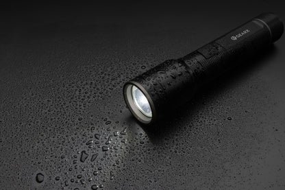 RCS recycled aluminium USB-rechargeable heavy duty torch