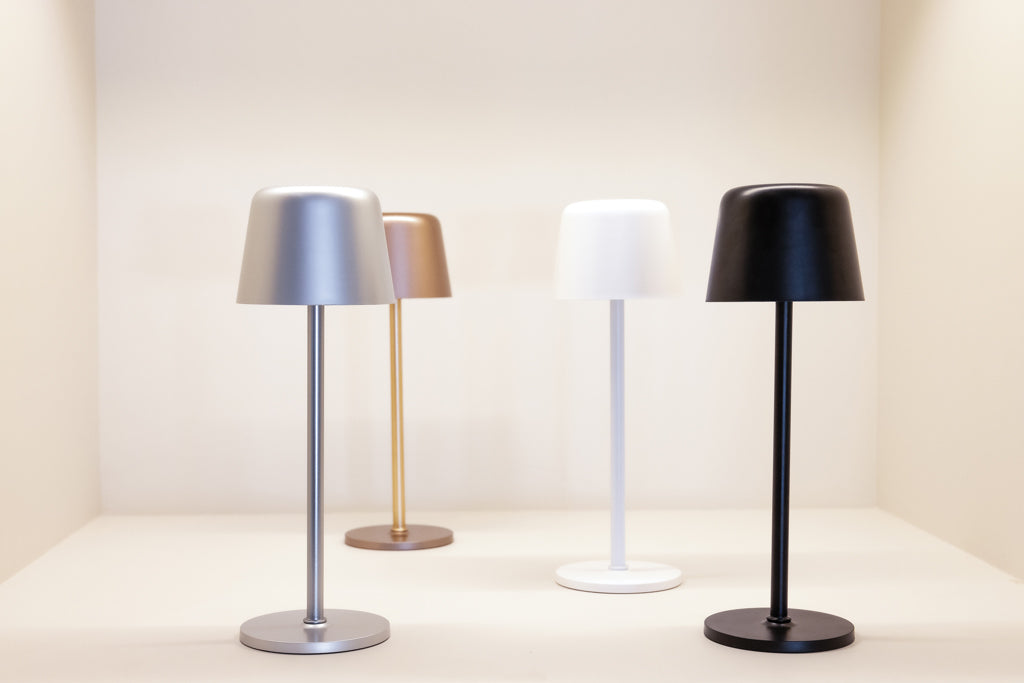 Zenic RCS recycled plastic USB re-chargable table lamp