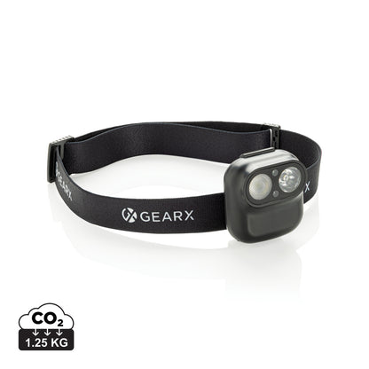 Gear X RCS rPlastic head torch with motion sensor