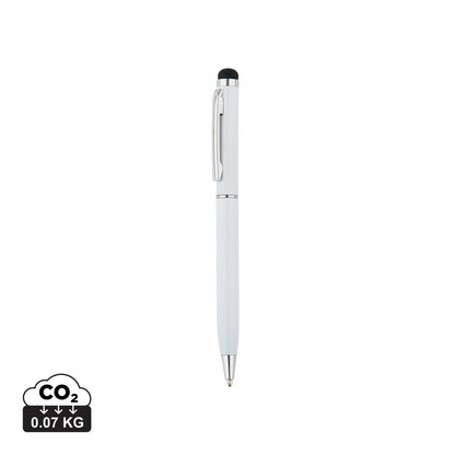 Thin metal stylus pen
