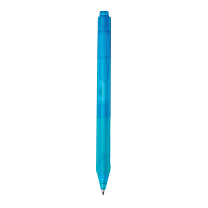 X9 frosted pen with silicone grip