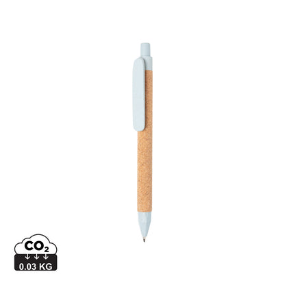 Write wheatstraw and cork pen