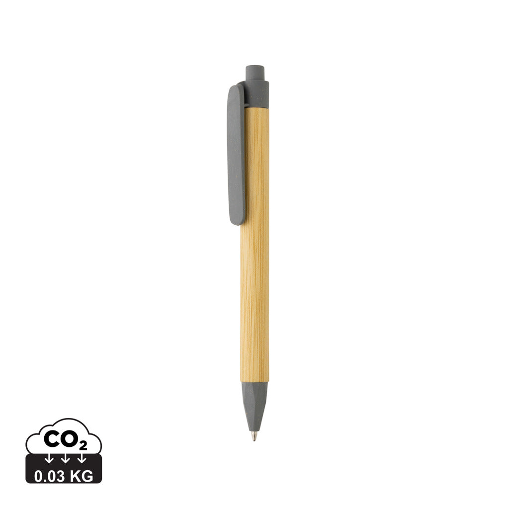 Write responsible recycled paper barrel pen