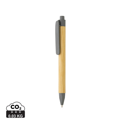Write responsible recycled paper barrel pen